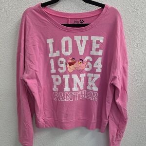 Pink Panther Pink Graphic T-shirt XXL Juniors (19)